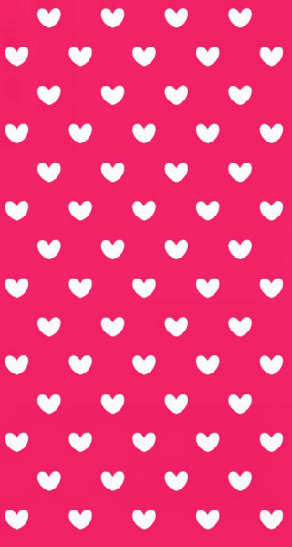 Pink background white hearts pattern - the bottom of the image free wallpaper