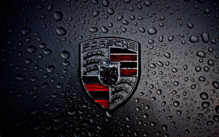 Car emblem wet surface water - a wet surface free wallpaper