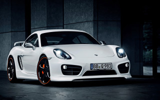 White sports car dark room 11 - its light free wallpaper for desktop