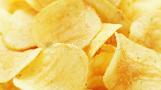 Pile potato chips green sprinkle - top of its free wallpaper