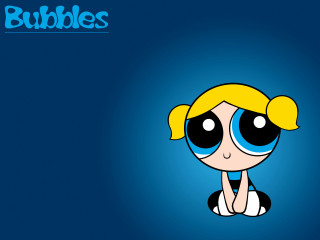 Cartoon character big eyes yellow - a yellow hair free wallpaper