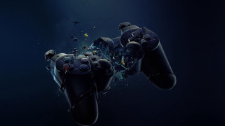 Video game controller flying people 2 - a bunch of people free wallpaper