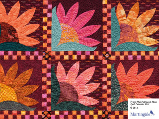 Quilted quilt leaf designs checkered - dulah marie evans free wallpaper