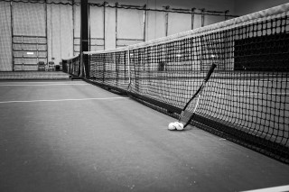 Tennis ball net court racket - a tennis court free wallpaper
