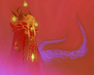 Red yellow dragon robe light - a red robe free wallpaper