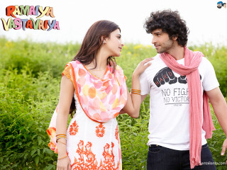 Man woman field grass flowers - their neck free wallpaper for desktop