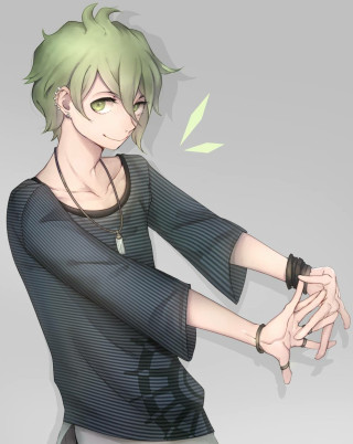 Green hair black shirt watch - his hip free wallpaper for mobile
