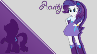 Purple ghost silhouette pony flowers - free happy birthday wallpaper for desktop