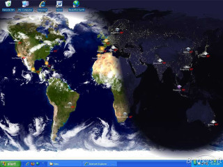 Earth lights map world computer - a map of the world free wallpaper