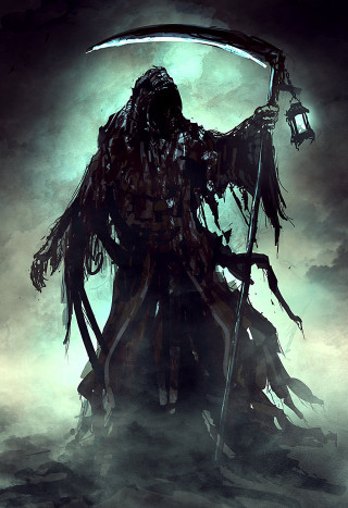 Man with a scythe holding - eddie mendoza free wallpaper for mobile