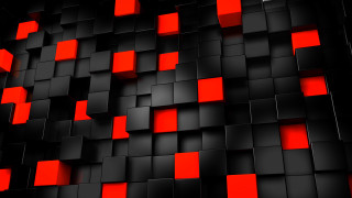 Black red background squares pattern 3 - square free wallpaper for desktop