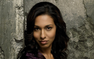 Woman purple dress stone wall - a purple dress free wallpaper for desktop