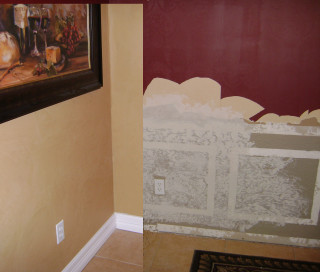 Wall painting vase decor art - the wall next free wallpaper