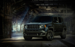 Jeep parked dark tunnel lights - a dark tunnel free wallpaper