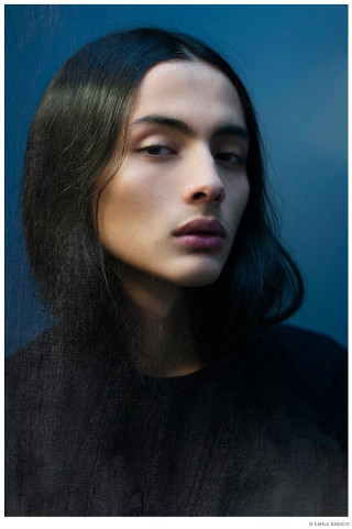 Woman long hair black shirt 12 - cosmo alexander free wallpaper for mobile