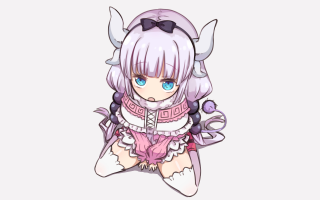 Cartoon character horns dress fun - dragon art free wallpaper