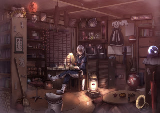 Woman sitting room lamp clock - the wall next free wallpaper for desktop