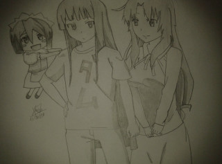 Three people guns standing together - his other hand free wallpaper