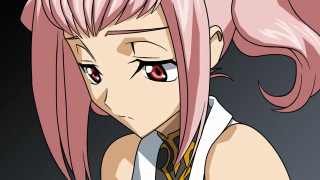 Pink hair red eyes girl - yukito kishiro free wallpaper