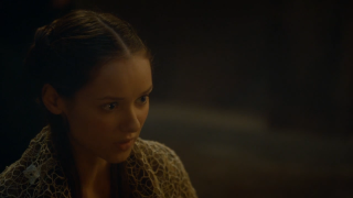 Woman ponytail dark room serious - game free wallpaper for desktop