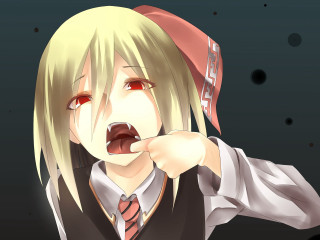 Alice prin blonde fangs yandere - a face free wallpaper for desktop