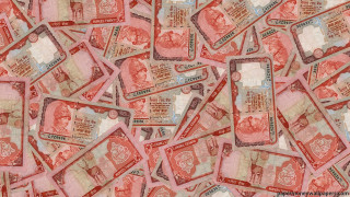 Money tablecloth man laying on - a tablecloth free wallpaper