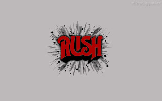 Red black logo rush splattered - christopher rush free wallpaper