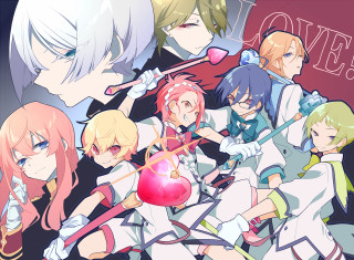 Anime characters heart group love - dr. atl free wallpaper