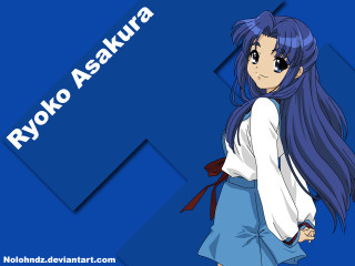 Kyyoka akura anime girl blue - free anime wallpaper