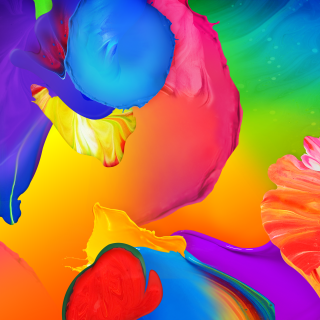 Colorful background flower cellphone camera - digital painting free wallpaper for tablet