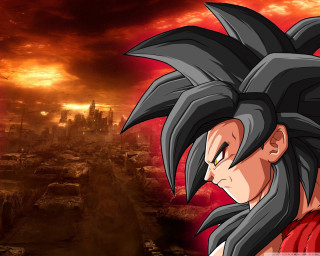 Cartoon character mohawk city red - a red sky in the background free wallpaper for desktop