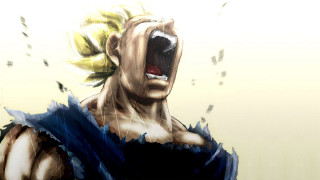 Man big mouth big smile - his face and chest free wallpaper