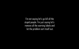 Black background quote person says - im free wallpaper