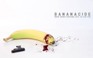 Banana bite knife blood spatula - a banana free wallpaper