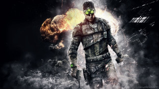 Futuristic man green eye gun - a futuristic suit free wallpaper for desktop