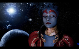 Woman space suit planet stars - a woman in a space suit free wallpaper