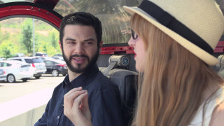 Man woman car smiling together - anthony angarola free wallpaper