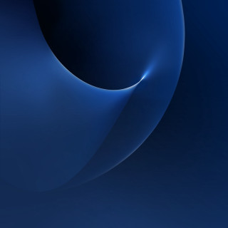 Blue background curved curve white 2 - a white circle in the middle of the image free wallpaper