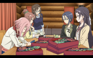 People table boxes cake group - the gathering free wallpaper