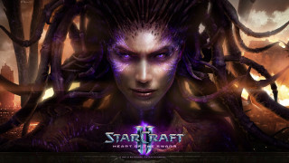 Starcraft ii character purple hair - purple eye free wallpaper