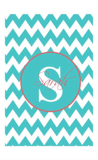 Blue white chevron red circle - free minimalism wallpaper