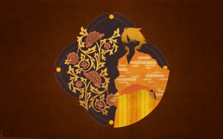 Woman horse circle flowers brown - tarot card free wallpaper