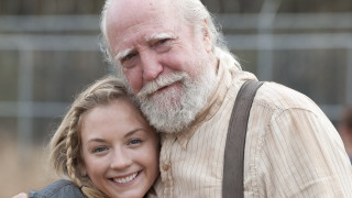 Woman hugging older man smiling - northwest school free wallpaper