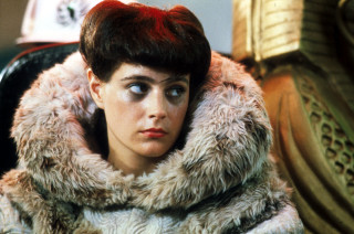 Woman fur collar chair lamp - blade runner free wallpaper