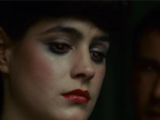 Woman makeup man suit serious - blade runner free wallpaper