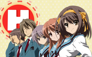 Anime girls red circle letter - a red circle free wallpaper