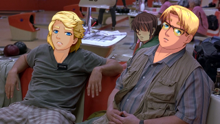 Group people sitting room tv - a group of people sitting next free wallpaper