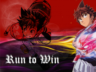 Anime characters standing run to - aaa game free wallpaper