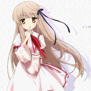 Girl white dress long hair 2 - a red umbrella free wallpaper for tablet