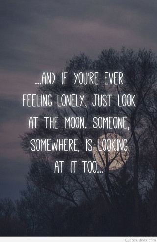 Full moon trees quote feelings - youre free wallpaper